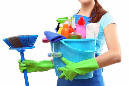 Bloomsbury Cleaners sustainability practices including recycling and reduced-emission transport